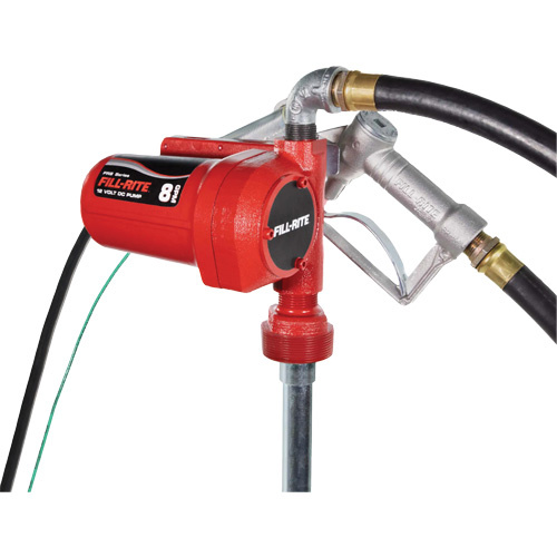Fill-Rite FR8 12V DC Fuel Transfer Pump with Nozzle - (Each) - Image 2