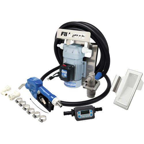 Fill-Rite DF120CAT520B 115V AC DEF Transfer Pump & IBC Tote Bracket with Nozzle & Meter - (Each)