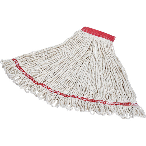 Rubbermaid FGC15306WH00 Swinger Wet Mop, Yarn, 23 oz., Loop Style- (Each)