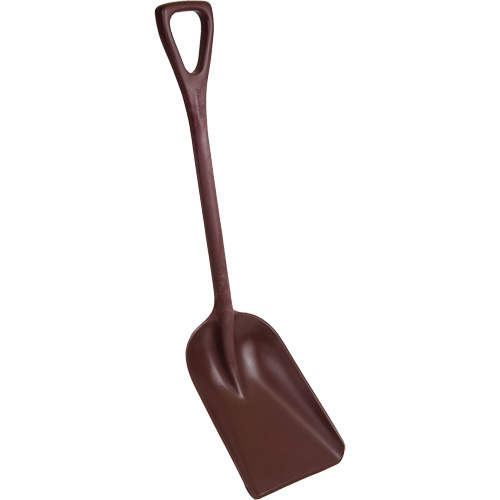 Vikan 6981MD4 One-Piece Metal Detectable Shovel, 10" x 14" Blade, 37-1/2" Length, Plastic, Red - (Each)