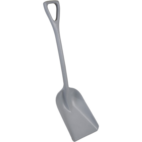 Vikan 6981MD5 One-Piece Metal Detectable Shovel, 10" x 14" Blade, 37-1/2" Length, Plastic, Grey - (Each)