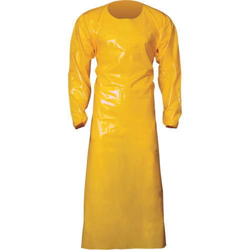 Vikan 86046 Top Dog 6 Mil. Gown, X-Large, Yellow, Polyurethane - (Each)