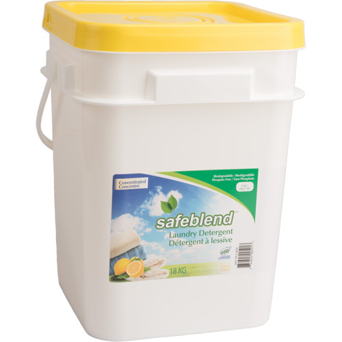 Safeblend LPLE1YS-18KG Lemon Fresh Ultra Powder Laundry Detergent, Pail - (Pail)