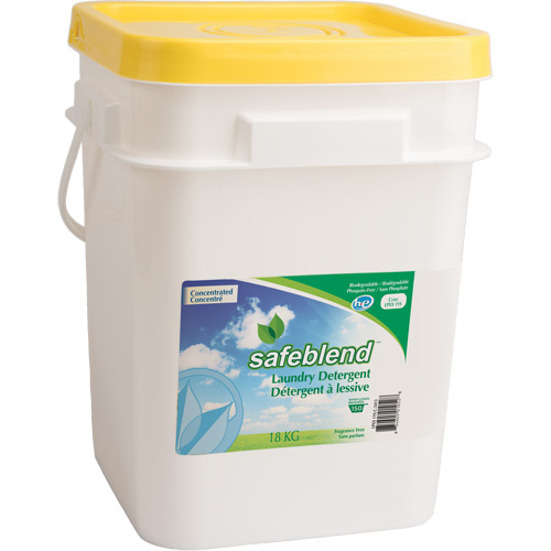 Safeblend LPXX1YS-18KG Fragrance-Free Ultra Powder Laundry Detergent, Pail - (Pail)