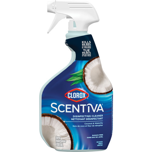 Clorox 10055500559807 Scentiva Disinfecting Multi-Surface Cleaner Spray, 709 ml, Trigger Bottle - (Case of 6)