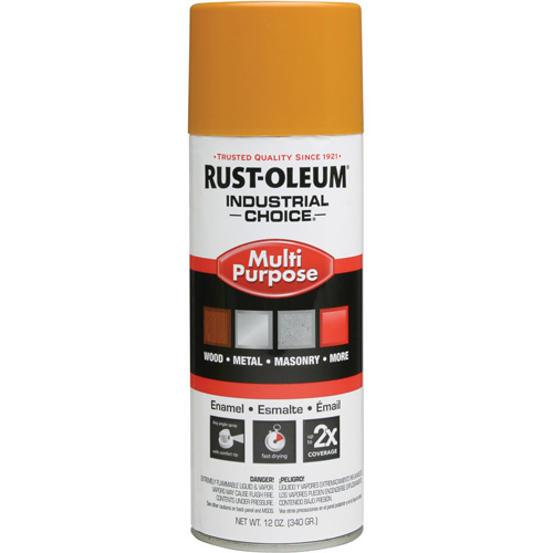 Rust-Oleum 1643830 Industrial Choice 1600 System Multi-Purpose Enamel, Gloss, 12 oz., Aerosol Can - (Can)