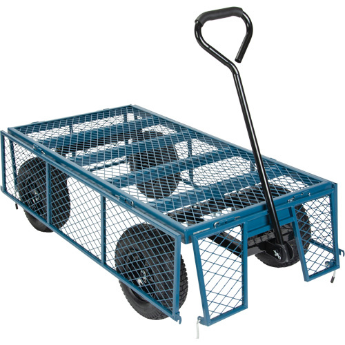 KLETON MQ170 Wagon with Drop Sides, 24" W x 48" L, 800 lbs. Capacity - (Each)