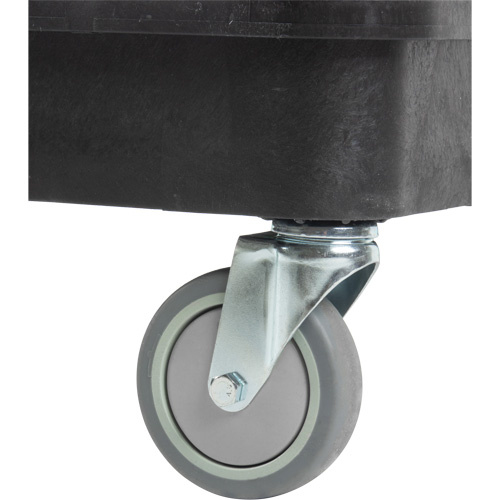 KLETON MQ184 Utility Cart with Deep Lip Shelf, 3 Tiers, 19" x 39-1/2" x 28-1/4", 330 lbs. Capacity - (Each)