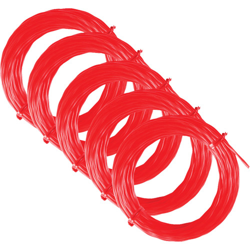 Milwaukee 49-16-2810 0.080" x 25’ Pre-Cut Twisted Trimmer Line - (Pack of 5)