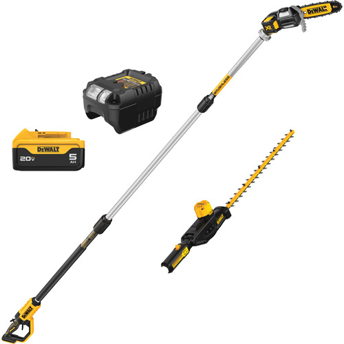 DEWALT DCKO86P1 MAX Cordless Lithium-Ion Pole Saw & Pole Hedge Trimmer Combo Kit - (Each)