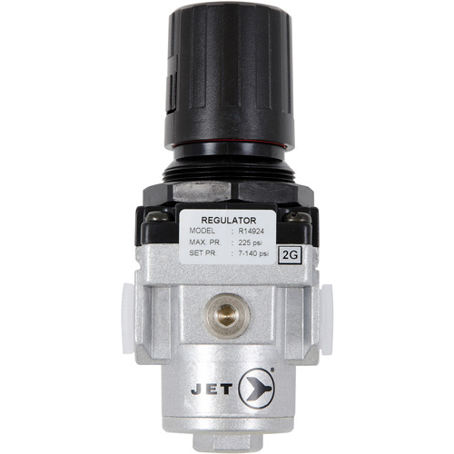 JET 408823 Intermediate Air Regulator, 3/8" NPT, 220 PSI Max. PSI, In Line - (Each)