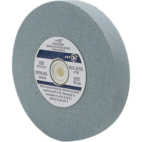 JET 522439 Bench Grinding Wheel, 8" x 1", 1" Arbor, Silicon Carbide - (Each)