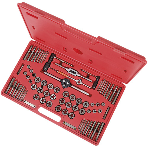 JET 530118 Premium SAE/Metric Alloy Tap & Die Set, 76 Pieces - (Each)