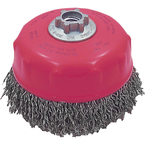 JET 553509 MAXI-CRIMPED Premium Crimped Wire Cup Brush - (Each)