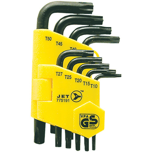 JET 775191 JTK-9TP Tamperproof Key Set, 9 Pcs., Torx - (Each)