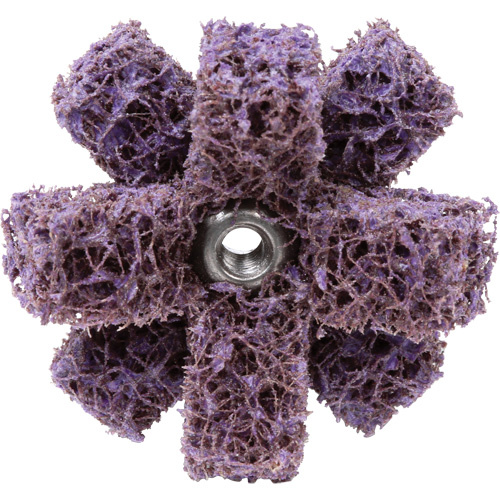 3M SB64305 Scotch-Brite Cross Buff, BF-XB, 1-1/2" Dia., Medium Grit, Aluminum Oxide - (Each)