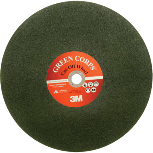3M AB01939 Green Corps Cut Off Wheel, 16" x Ceramic, 20000 RPM - (Each)
