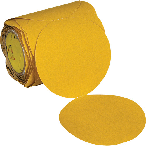 3M 7100363378 Stikit Gold Abrasive Disc Roll 09312, 6" Dia., 120 Grit, Aluminum Oxide - (Case of 6)
