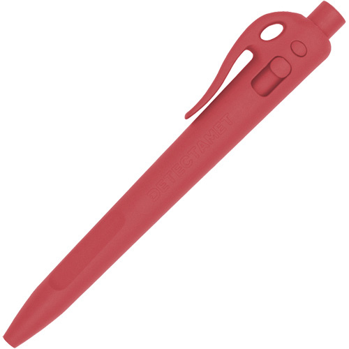 Detectamet 104-I03-C33-PA01 Detectable Elephant Ballpoint Pen with Clip, Red, 1 mm, Retractable - (Pack of 50)