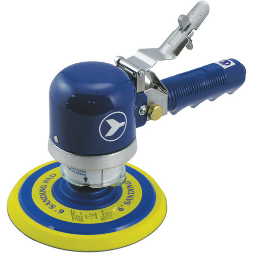 JET 403201 Heavy-Duty Dual-Action Quiet Random Orbit Sander, 6" Dia., 1/4" NPT Inlet, 10000 RPM - (Each)