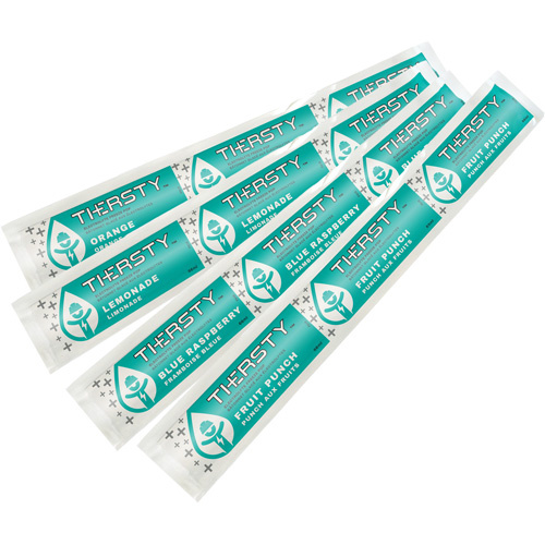 THERSTY HYDRATION BAG1418-FRZ Hydration Drink Freeze Pops, Frozen, Mixed Flavours - (Case of 252)
