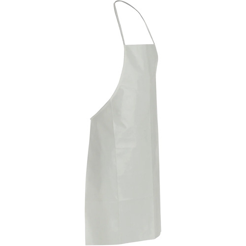 Dupont Personal Protection NB273BWH00010000 Bib Apron, ProShield 50, White, 28" W x 36" L - (Case of 100)