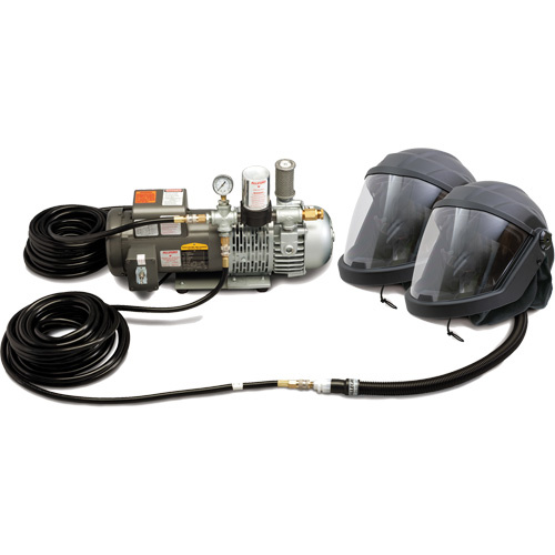 Walter Surface Technologies 9252-02 2-Worker DEFENDER Supplied Air Shield & Helmet System - (Each)