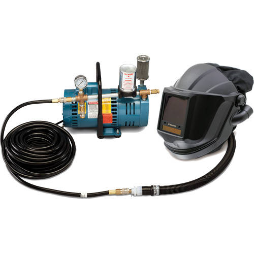 Walter Surface Technologies 9255-01 1-Worker MAXSHIELD Supplied Air Shield & Flip-Front Welding System - (Each)