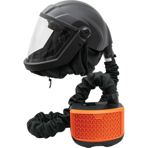 Walter Surface Technologies AP1K-D-HH PEAKAIR DEFENDER Visor Powered Air-Purifying Respirator with Blower Kit, Facepiece Respirator, Lithium-Ion Battery - (Each)