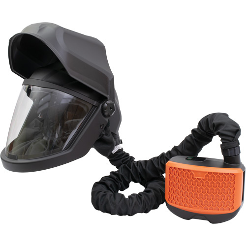 Walter Surface Technologies AP1K-D-X90VX PEAKAIR DEFENDER Visor with Flip-Front & X90VX Blower Kit, Facepiece Respirator/Welding Helmet, Lithium-Ion Battery - (Each)
