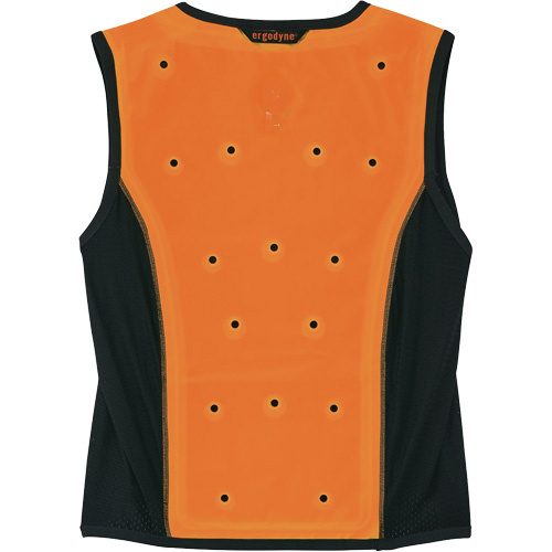 Ergodyne 12730 Chill-Its 6685 Dry Evaporative Cooling Vest with Zipper Closure, Medium, Orange - (Each)