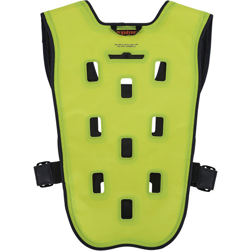Ergodyne 12736 Chill-Its 6685 Dry Evaporative Cooling Vest with Zipper Closure, X-Small, High Visibility Lime-Yellow - (Each)