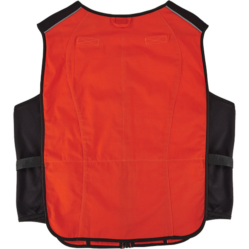 Ergodyne 12117 Chill-Its 6255 Lightweight Phase Change Cooling Vest (Vest Only), Small/Medium, Orange - (Each)