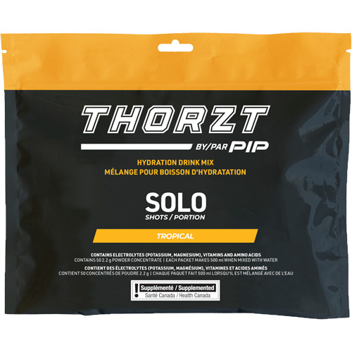 PIP Global Safety SSSFTRCA THORZT Sugar-Free Solo Shot Hydration Drink Mix, Single Serve, Tropical - (Pack of 50)