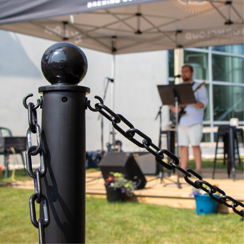 Mr. Chain 50004-100 Plastic Barrier Chain, Green - (Each)