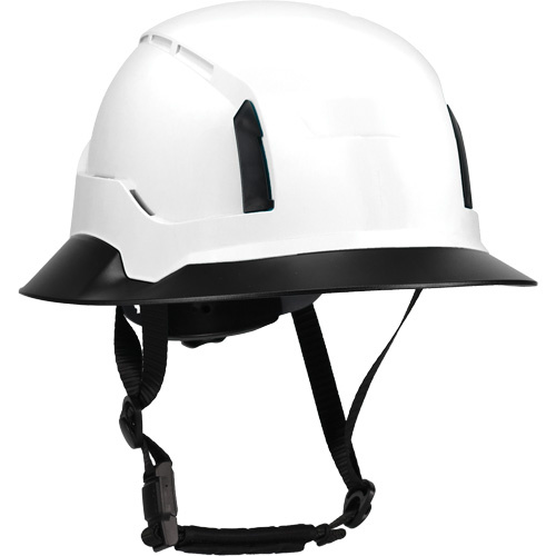 PIP Global Safety HP1242BRIM2-01 Wide Clip-On Full Brim for RZRBack Climbing Helmet, White - (Each)