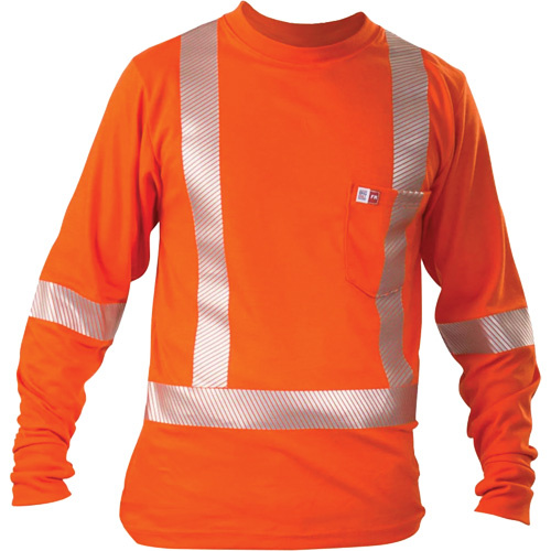 Big Bill SRT5VT5-R-ORA-L Long-Sleeved T-Shirt, Large, Orange - (Each)