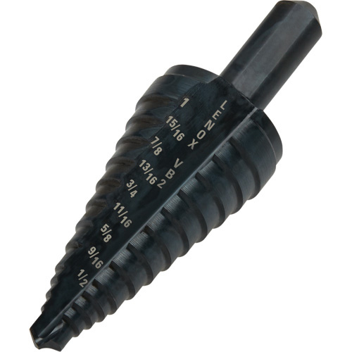 Lenox 30882VB2 #2 Step Drill Bit, 1/8" - 1" , 1/16" Increments, High Speed Steel - (Each)