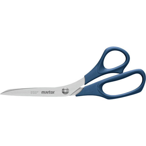 Martor 567001 SECUPLUS 567 MDP Stainless Steel Safety Scissors, 9-21/25", Rings Handle - (Each)