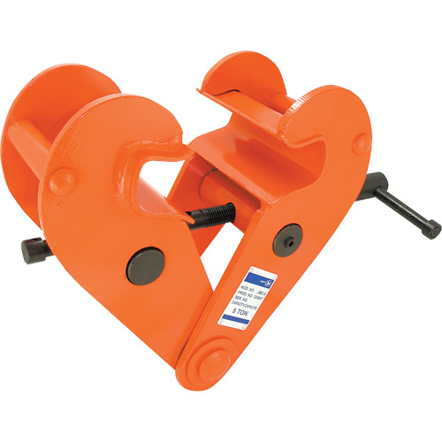 JET 120607 5-Ton Heavy-Duty Beam Clamp with Locking Screw - (Each)