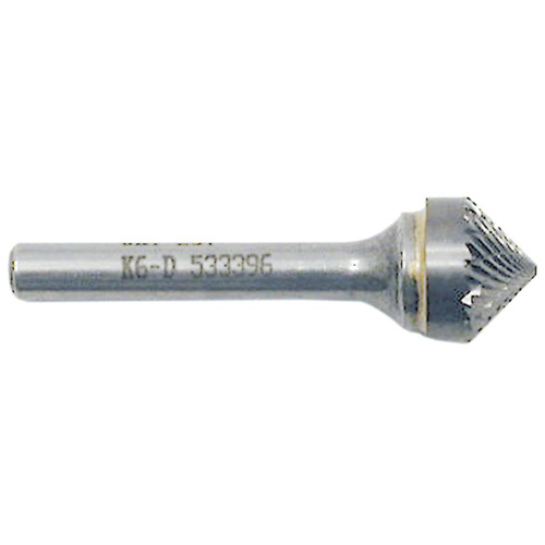 JET 533395 Cone Point Burr, 1/2" Dia., 1/4" Shank, 1/4" Depth of Cut - (Each)
