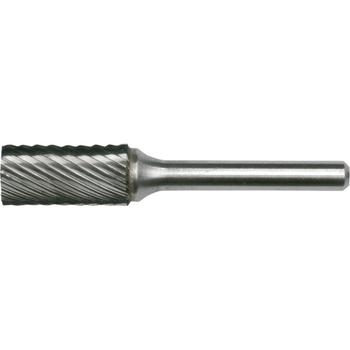 Cleveland C17609 Solid Carbide Burrs - Cylinder Shape with No End Cut, SA-1, 1/4" Dia., 1/4" Shank - (Each)