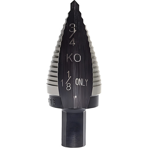 Irwin 10313ZR Step Drill Bit, 1-1/8" - 1-1/8" , 5/32" Increments, High Speed Steel - (Each)