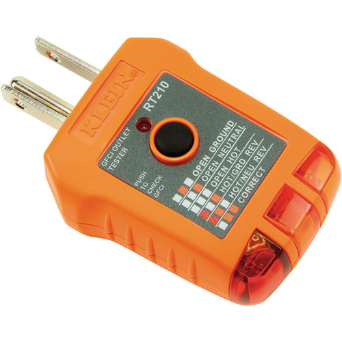 Klein Tools RT210 GFCI Receptacle Tester - (Each)