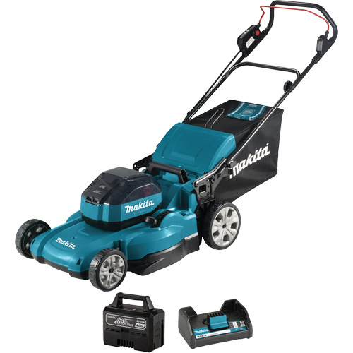 Makita LM002JM101 Brushless Cordless Lawnmower, Push Walk-Behind, Battery Powered, 21" Cutting Width - (Each)