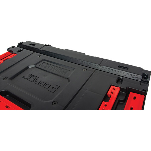 Aurora Tools UAX751 Arx® Single Drawer Toolbox, 11-1/5" W x 18-3/10" D x 9-1/10" H, Black/Red - (Each)