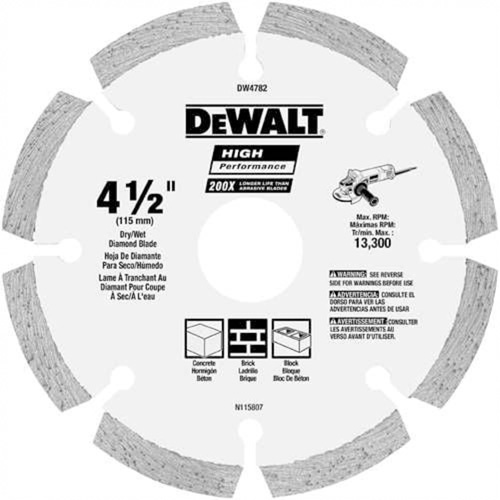 DEWALT DW4782 HP Segmented Diamond Blade - (Each)