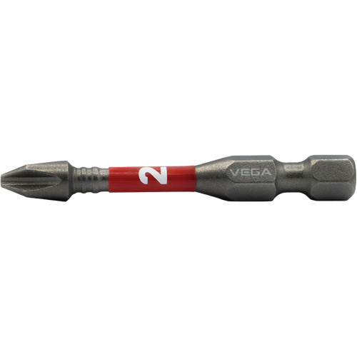 Vega T150P2A Impactech® Power Bit, Phillips, #2 Tip, 1/4" Drive Size, 2" Length - (Each)