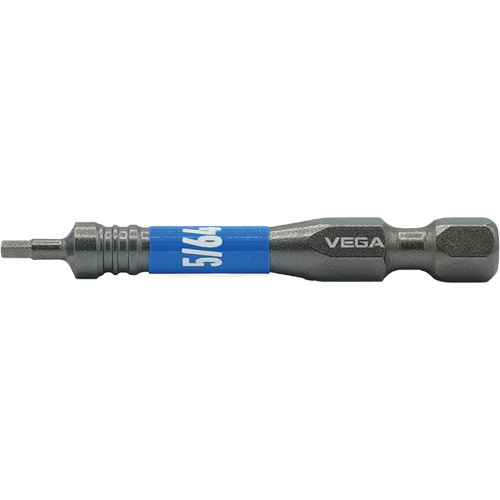 Vega T150H0564A Impactech® Power Bit, Hex, 5/64" Tip, 1/4" Drive Size, 2" Length - (Each)