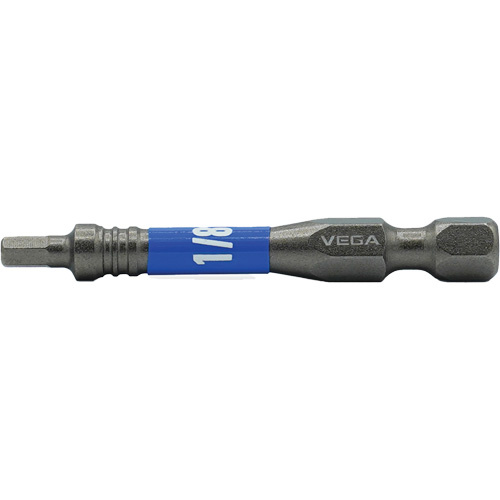 Vega T150H0864A Impactech® Power Bit, Hex, 1/8" Tip, 1/4" Drive Size, 2" Length - (Each)